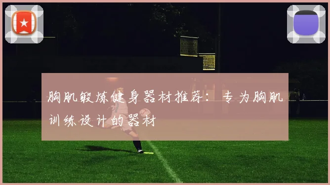 胸肌锻炼健身器材推荐:专为胸肌训练设计的器材